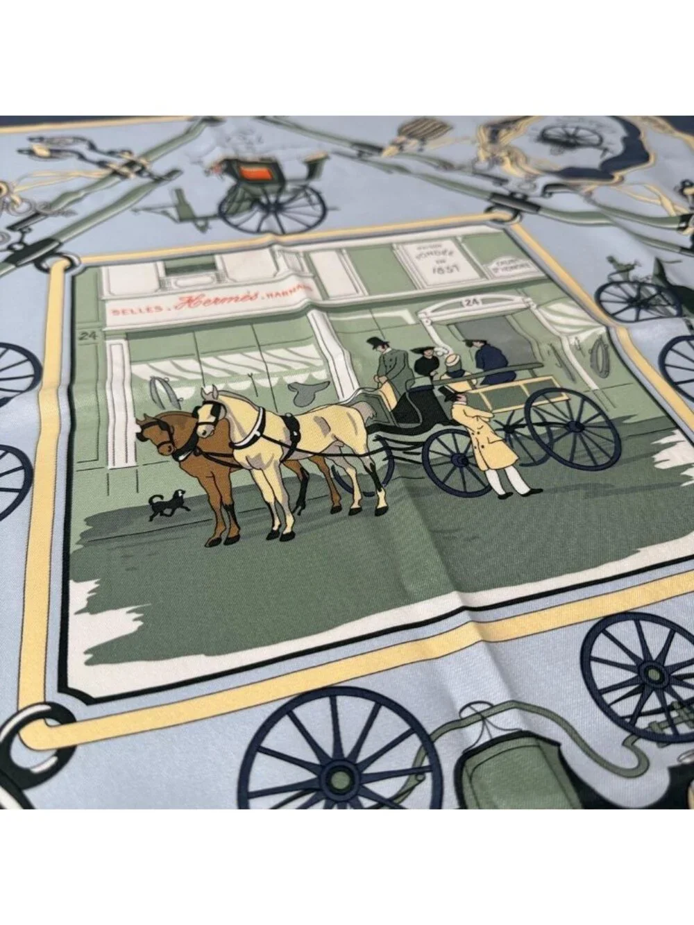 Hermes Scarf Carre 70 Palonniers